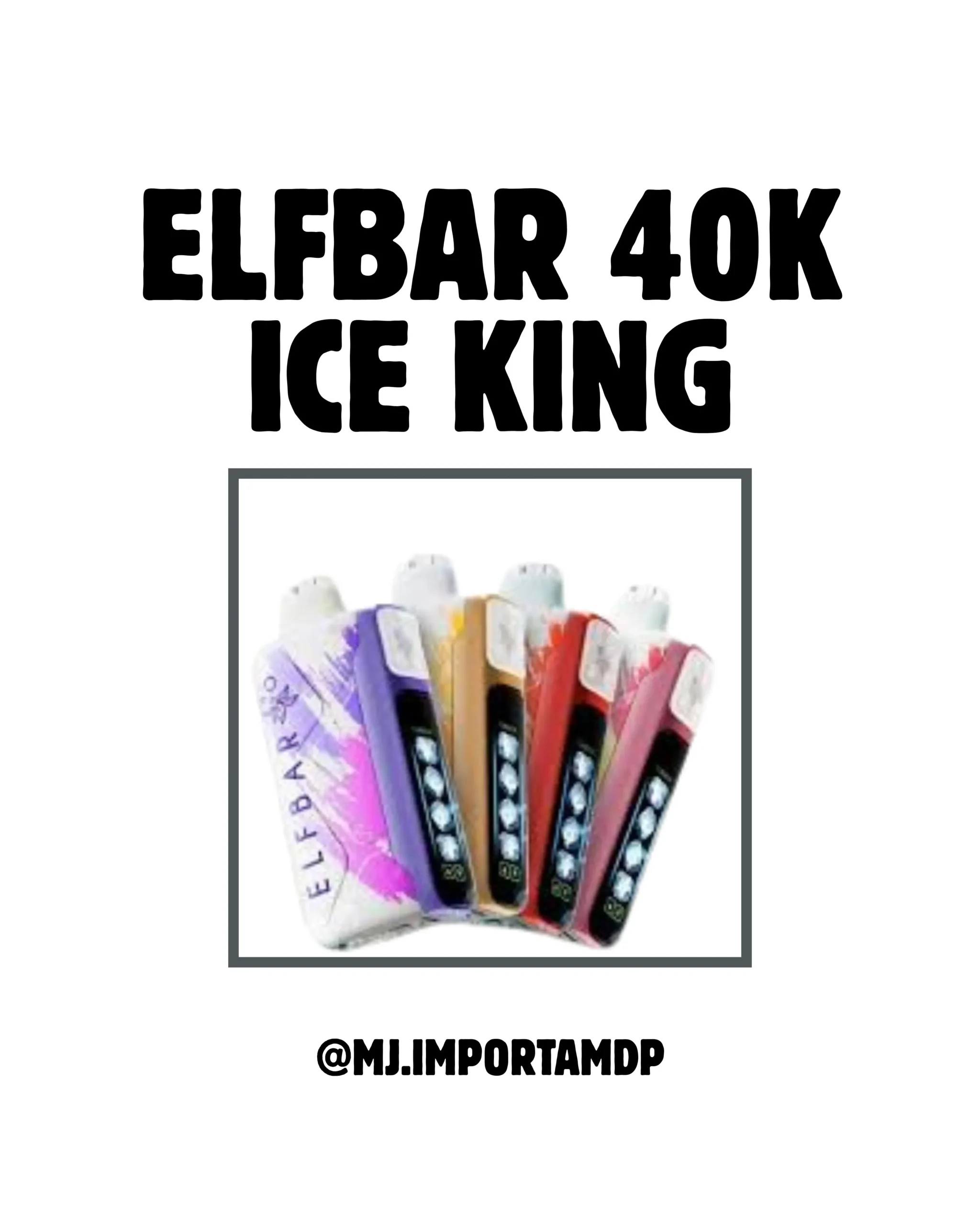 Vaper Elfbar Ice King 40k