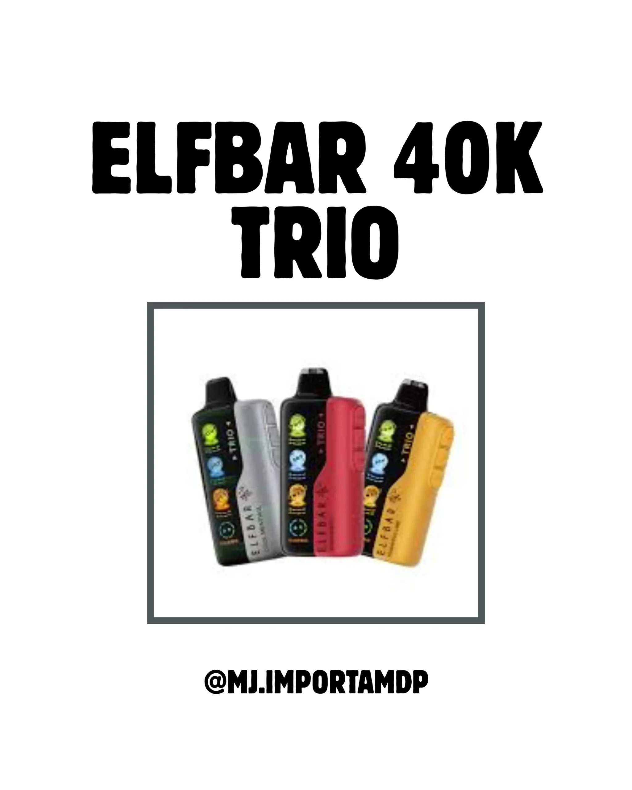 Vaper Elfbar Trio 40k